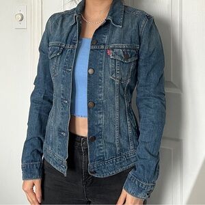 Levi's Women's Dark Blue Jean Jacket